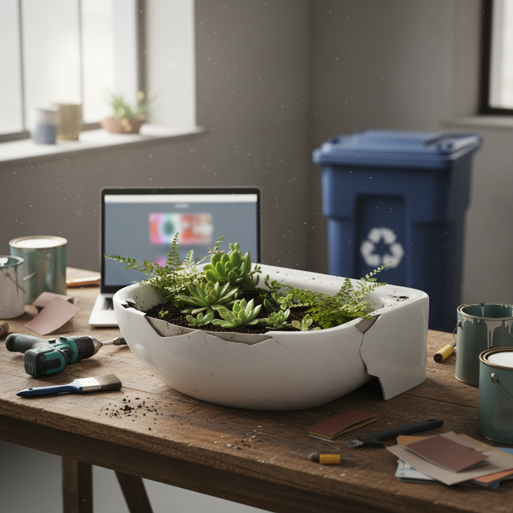 gdzie wyrzucić starą umywalkę