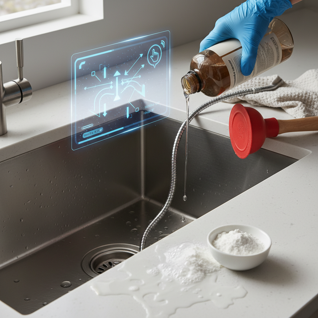 jak odetkać zlew kuchenny