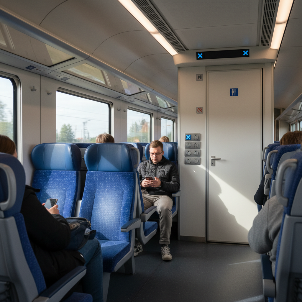 czy w pociagach km sa toalety