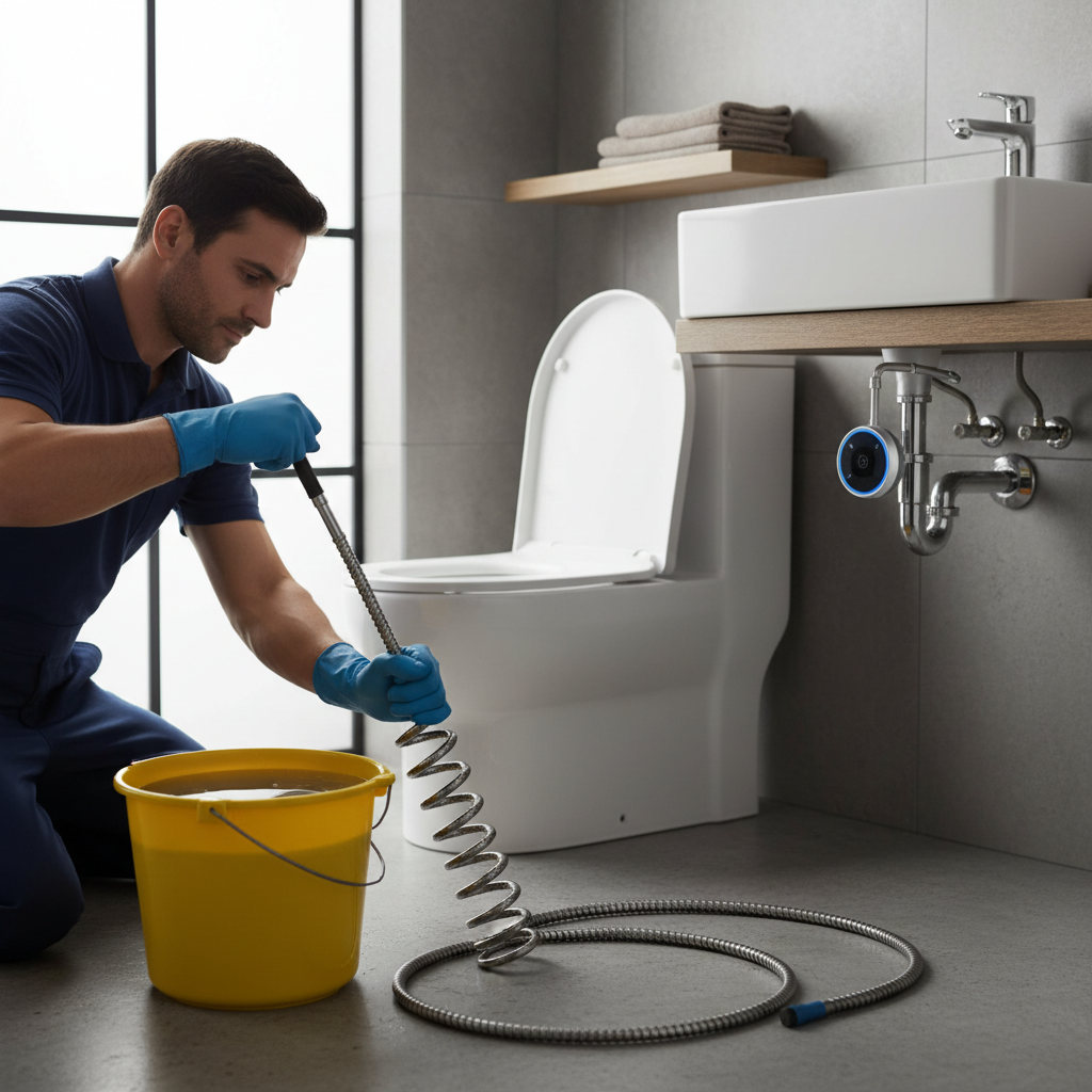 czym udrożnić rury w wc