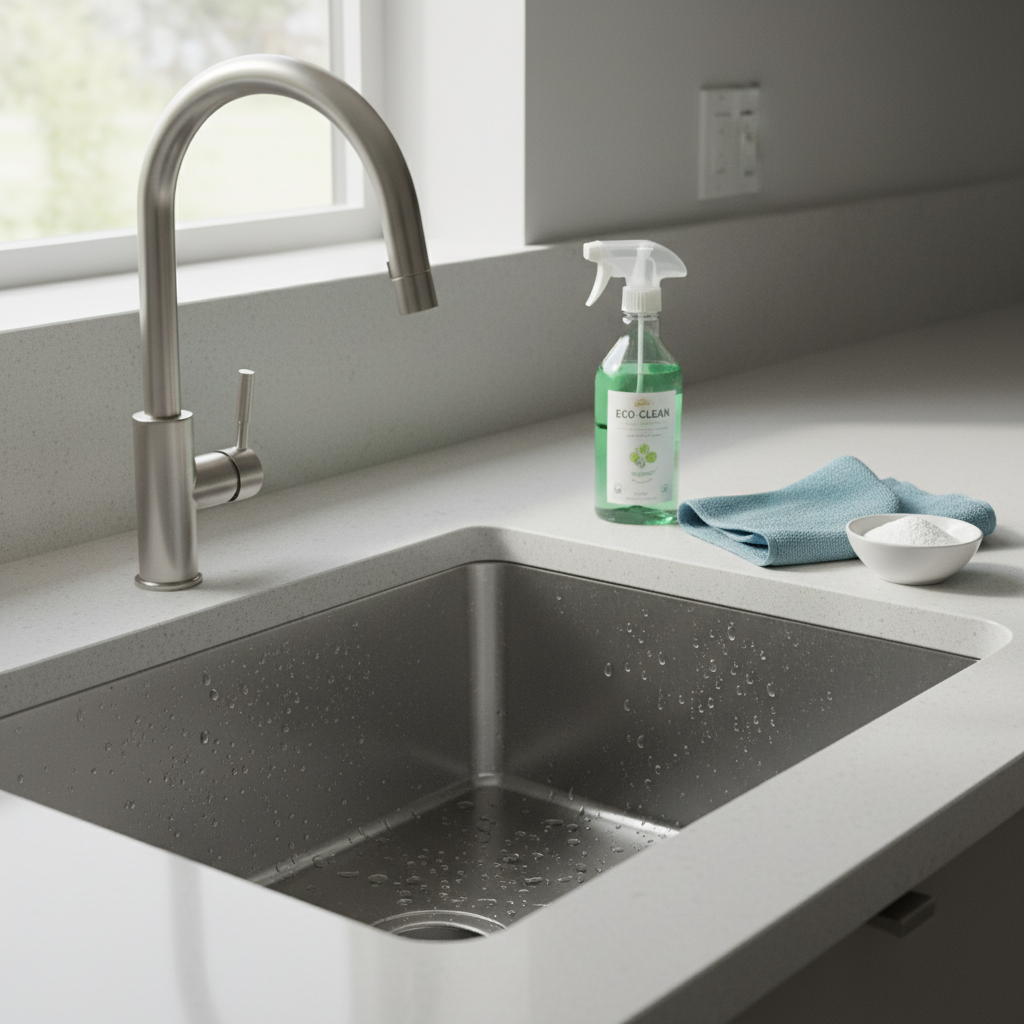 czym umyć zlew kamienny