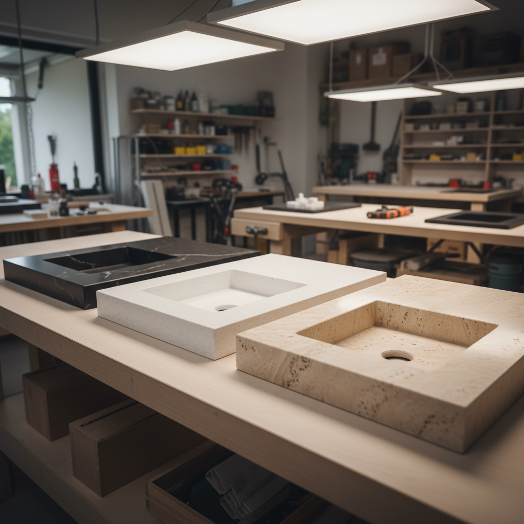 jaki blat do zlewu podwieszanego