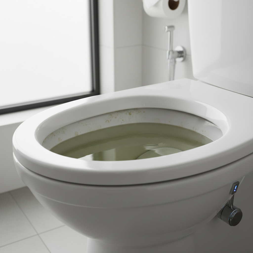 niski poziom wody w muszli klozetowej