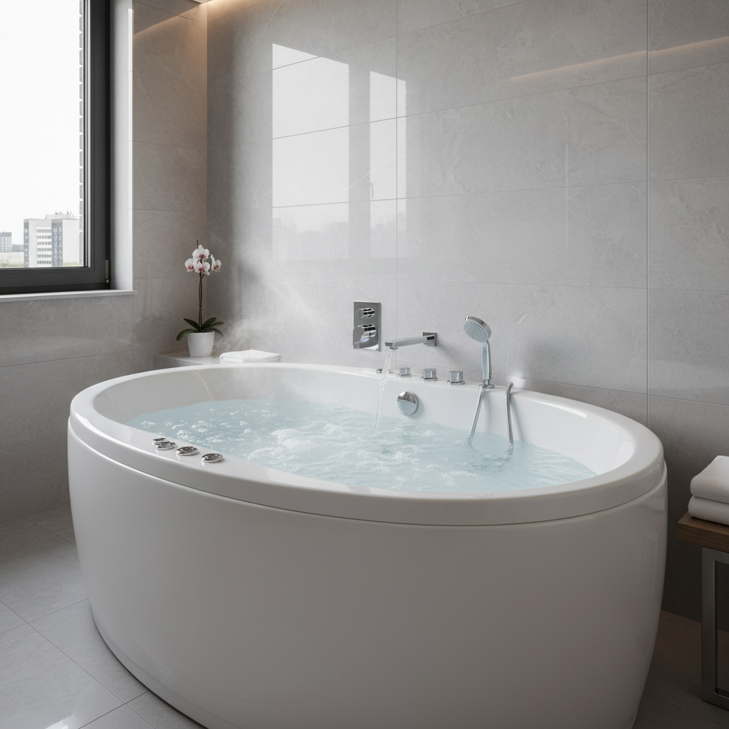 owalne wanny z hydromasażem katowice