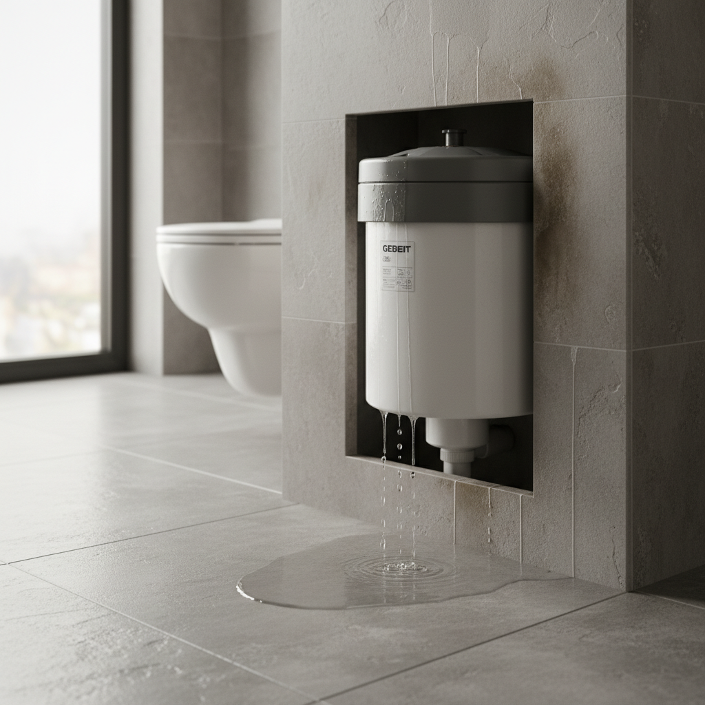 przeciekający geberit